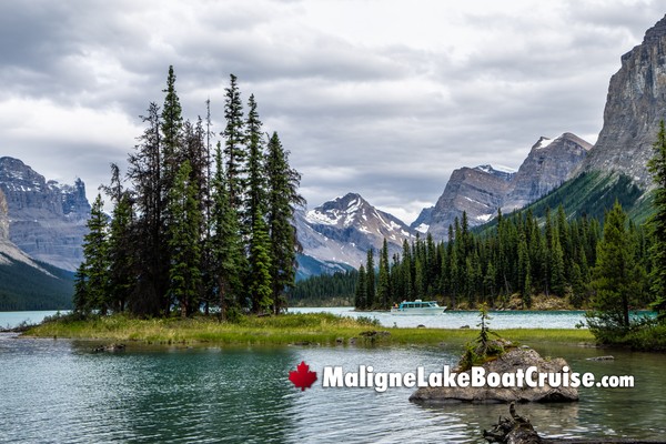 Maligne Lake Boat Cruise During January